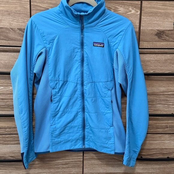 Patagonia Nano-Air Light Hybrid Jacket Size Medium Radar Blue - Picture 1 of 5